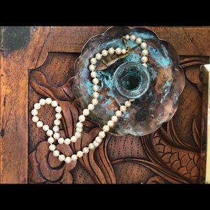 Gorgeous cream colored faux pearls